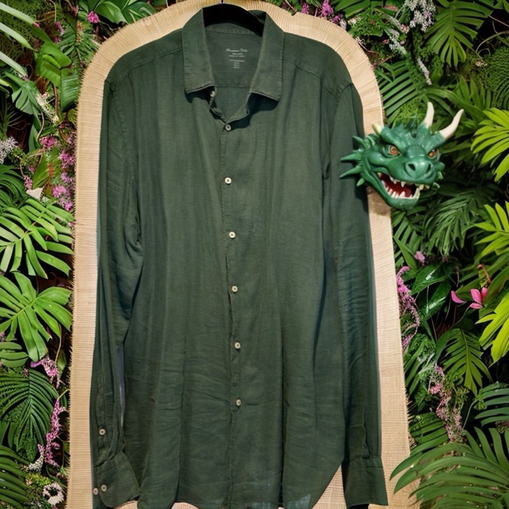 Massimo Dutti linen shirt - only very lightly worn out of a non-smoking home
